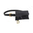 Petit sac banane ceinture de luxe noir et doré pour femme