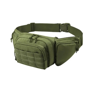 Sac banane vert tactique militaire - sac-banane-boutique