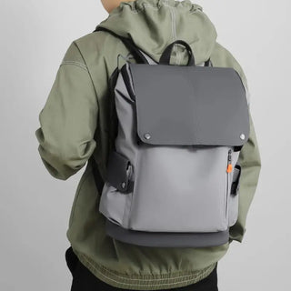 Sac à dos gris étanche pour le voyage pour homme