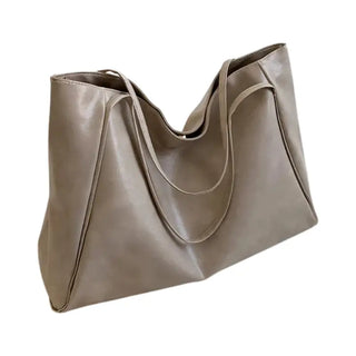 Grand sac à main tendance en cuir blanc pour les cours pour femme