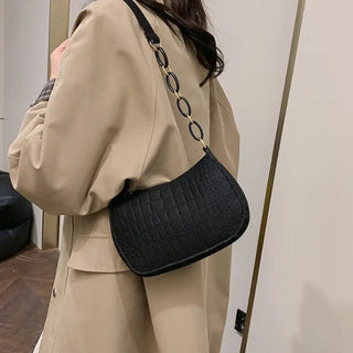 Petit sac à main noir tendance pour femme