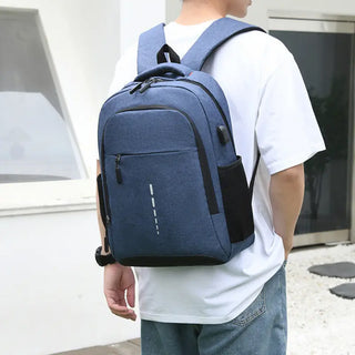 Sac à dos bleu tendance pour homme