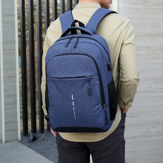 Sac à dos bleu tendance pour homme