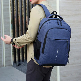 Sac à dos bleu tendance pour homme