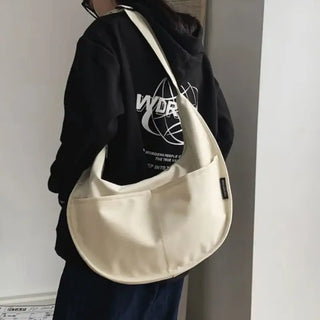 Sac banane blanc grand format XXL imperméable pour femme et homme