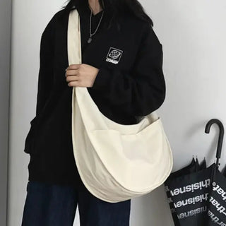 Sac banane blanc grand format XXL imperméable pour femme et homme