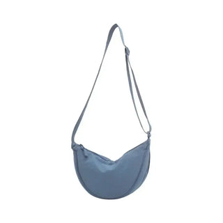 Sac banane bleu marine demi-lune pour femme