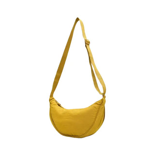 Sac banane jaune demi-lune pour femme